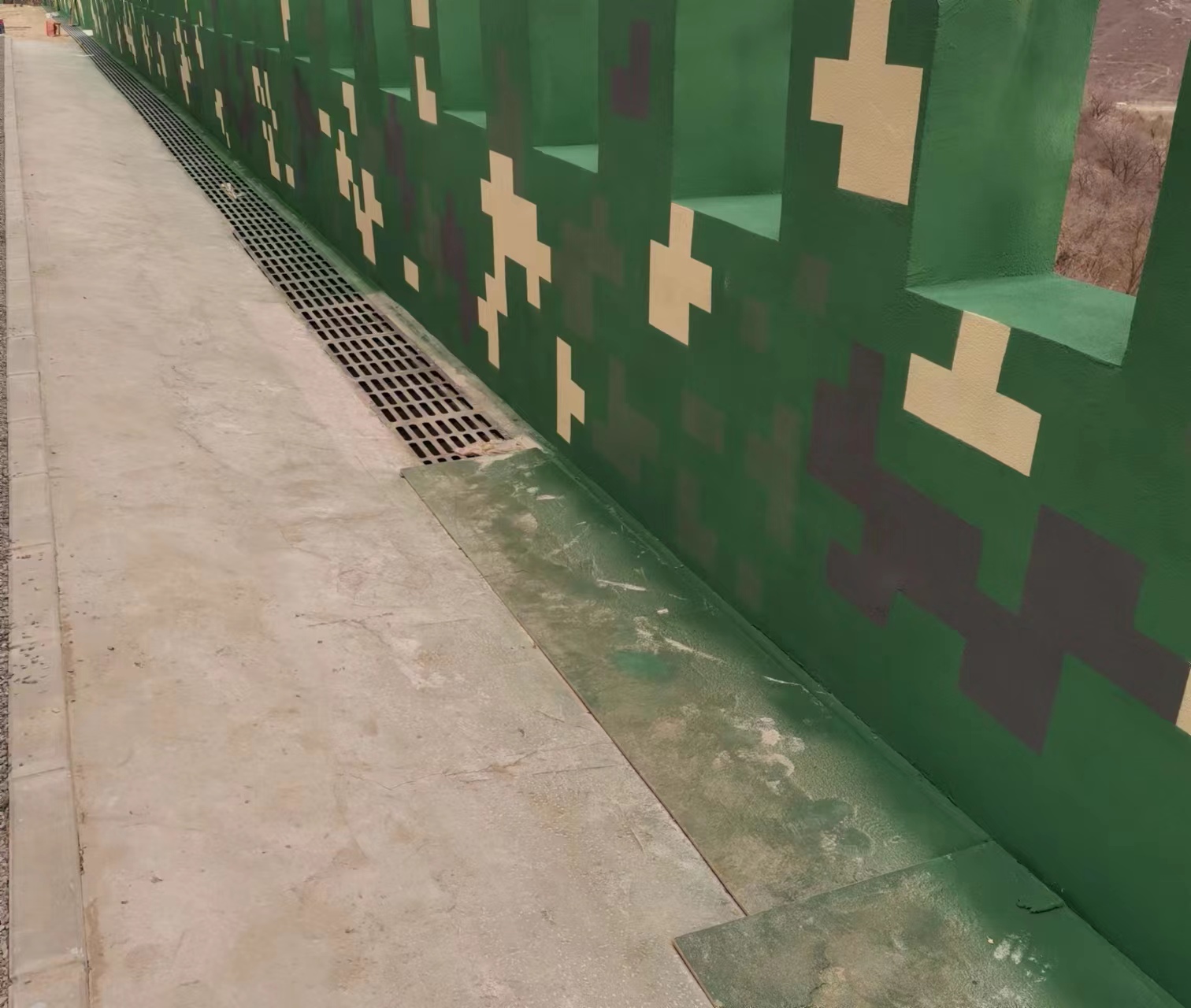 宣城围墙迷彩喷涂,数迷彩漆